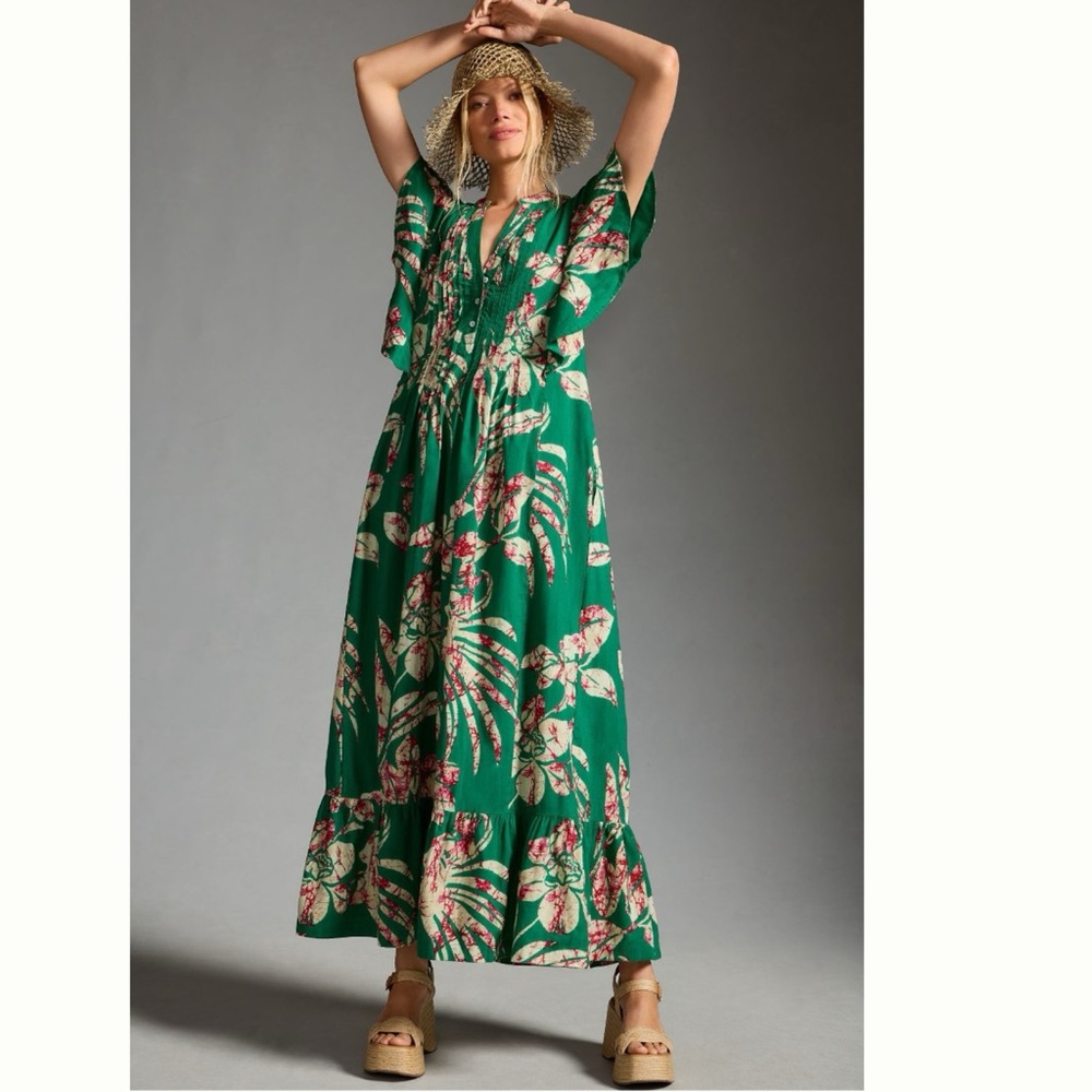 Anthropologie The Cassandra Maxi Dress size M